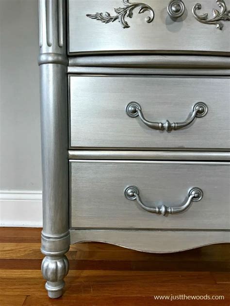 metallic gray paint for furniture